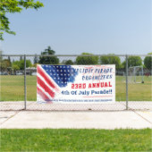 Banderoles Défilé du 4 juillet Compagnie Rouge Blanc Bleu Été (Insitu)