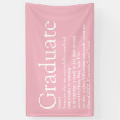 Banderoles Définition du diplôme d'études supérieures Moderne (Vertical)