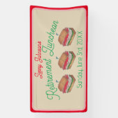 Banderoles Déjeuner de retraite Déjeuner Club de dinde Sandwi (Verticale)