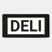 BANDEROLES DELI SIGN BANNER (Horizontal)