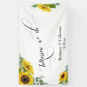 Banderoles Demain Nous Faisons Un Dîner De Répétition Florale (Vertical)