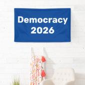 Banderoles Démocratie 2026 Élection de mi-mandat (En situation)