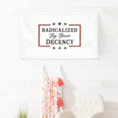 Banderoles Démocratie Sociale Radicalisée Par Une Décence Fon (En situation)