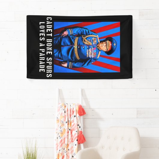 Banderoles Dents d'os de cadet - caricature d'atout (En situation)