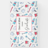 Banderoles Dents et outils Diplôme de Motif dentaire (Vertical)