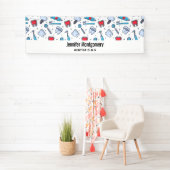 Banderoles Dents et outils Motif dentaire Affaires (En situation)