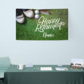 Banderoles Départ heureux de golf (Salon professionnel)