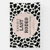 Banderoles Dernier Rodeo Cowgirl Bachelorette Week-end fête (Verticale)