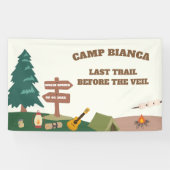 Banderoles Dernier Sentier Avant Le Camp Veil Bachelorette Pa (Horizontal)