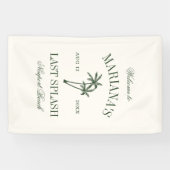 Banderoles Dernier Splash Beach Palms Bachelorette (Horizontal)