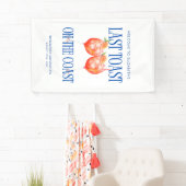 Banderoles Dernier toast sur la côte Aperol Spritz Bacheloret (En situation)