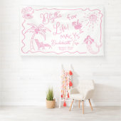 Banderoles Dernier toast sur la côte Enterrement de vie de je (Insitu)