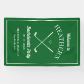 Banderoles Dernière swing avant le Ring Golf Bachelorette (Horizontal)