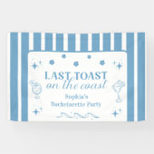 Banderoles Dernière Toast sur la Côte Fête de Weekend de Demo (Horizontal)