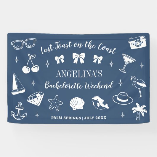 Banderoles Dernière Toast sur la Côte pour l'Enterrement de V (Horizontal)