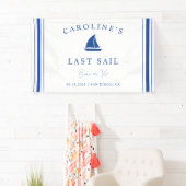 Banderoles Dernière voile avant Veil Bachelorette Week-end (En situation)