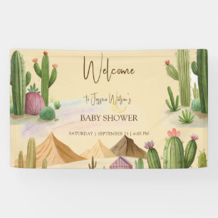 Banderoles Désert Oh Cactus Boy Boho Arch Baby shower