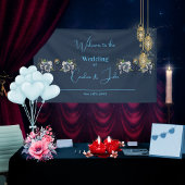 Banderoles Design élégant bleu celtique