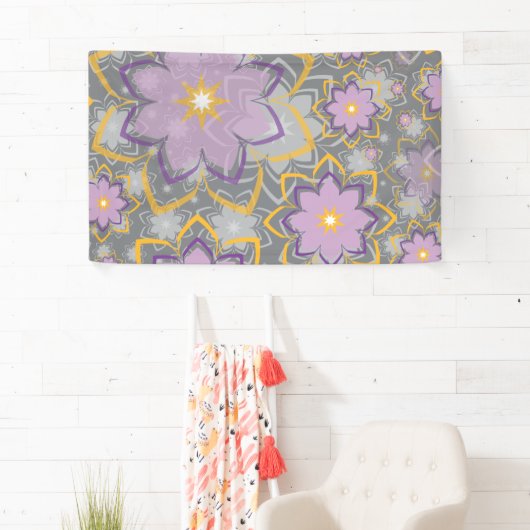 Banderoles Design floral 10 (En situation)