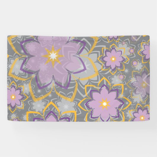 Banderoles Design floral 10 (Horizontal)