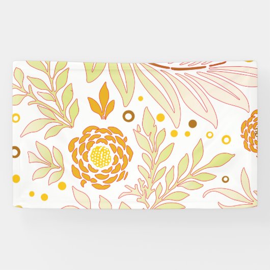 Banderoles Design floral 19 (Horizontal)
