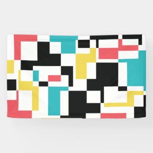 Banderoles Design graphique géométrique moderne, amusant et c