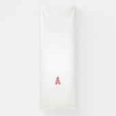 Banderoles Design graphique rouge avec des objets d'art en li (Verticale)