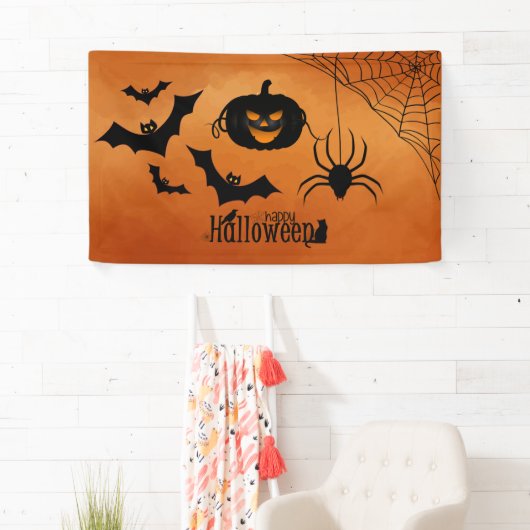 Banderoles Design Halloween (En situation)