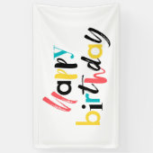 Banderoles Design moderne et gai de "Joyeux anniversaire" (Vertical)