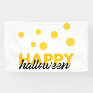 Banderoles Design moderne et ludique de Happy Halloween