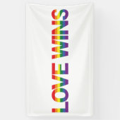 Banderoles Design moderne, simple, coloré, dynamique L'amour  (Vertical)