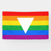 Banderoles Design triangle gay pride (Horizontal)