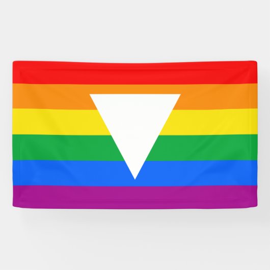 Banderoles Design triangle gay pride (Horizontal)