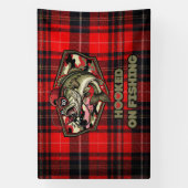 Banderoles Design with fun, bold illustration of a cool bass (Verticale)