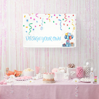 Banderoles Design Your Own Birthday