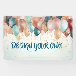 Banderoles Design Your Own Celebration Balloons
