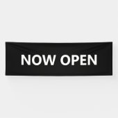 Banderoles Désormais Open lack et White Business (Horizontal)