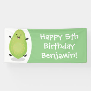 Banderoles dessin de la patte papaye de Cute kawaii