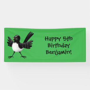 Banderoles Dessin de l'Australien Willie Wagtail