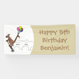 Banderoles Dessin d'humour australien kangourou