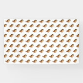 Banderoles Dessin d'Oiseau de Bruant (Horizontal)