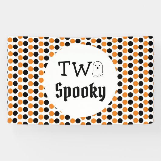 Banderoles Deux 2ème anniversaire Éffrayant (Horizontal)