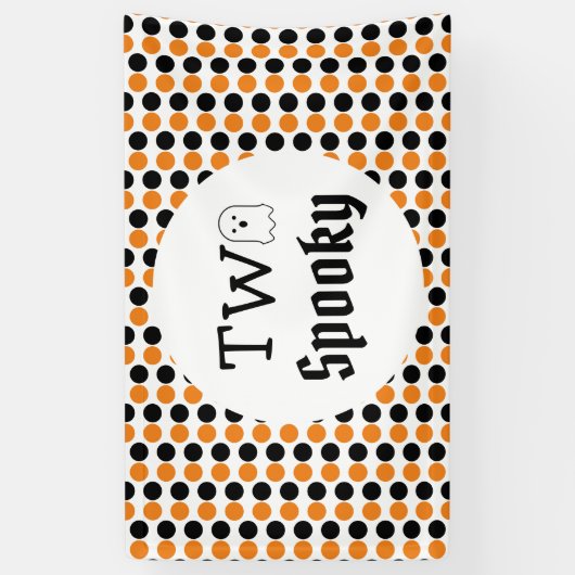 Banderoles Deux 2ème anniversaire Éffrayant (Vertical)