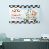 Banderoles Deux Fast wild club jungle Race Car 2e HBD Party (Salon professionnel)