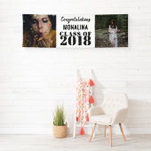 Banderoles Deux félicitations audacieuses licenciées de photo (En situation)