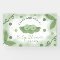 Deux petits pois dans un Baby shower pour garçons 