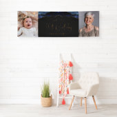 Banderoles Deux photo Marine Blue Gold Agate 70e anniversaire (En situation)