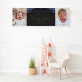 Banderoles Deux photo Marine Blue Gold Agate 90e anniversaire (En situation)