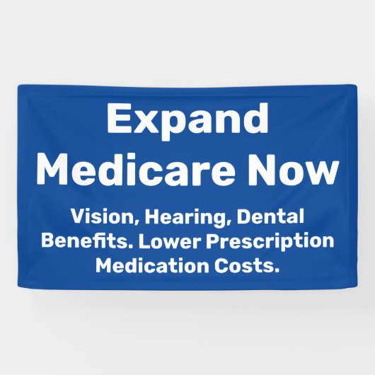Banderoles Développer Medicare maintenant (Horizontal)