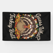 Banderoles Devinez Ce Que La Turquie Mais Drôle Thanksgiving  (Horizontal)